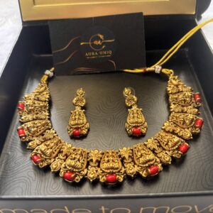 Laxmi coral necklace (AUNK4308) 17329